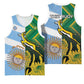 South Africa and Argentina Rugby Personalised Basketball Jersey Sporty Style - African Pride