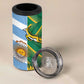 South Africa and Argentina Rugby Personalised 4 in 1 Can Cooler Tumbler Sporty Style