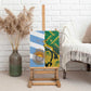 South Africa and Argentina Rugby Canvas Wall Art Sporty Style