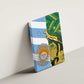 South Africa and Argentina Rugby Canvas Wall Art Sporty Style