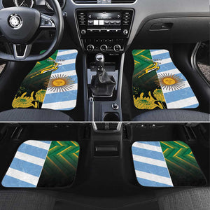 South Africa and Argentina Rugby Car Mats Sporty Style
