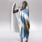 South Africa and Argentina Rugby Hooded Blanket Sporty Style