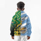 South Africa and Argentina Rugby Personalised Kid Hoodie Sporty Style