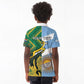 South Africa and Argentina Rugby Personalised Kid Polo Shirt Sporty Style