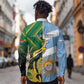 South Africa and Argentina Rugby Personalised Long Sleeve Button Shirt Sporty Style