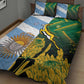 South Africa and Argentina Rugby Quilt Bed Set Sporty Style