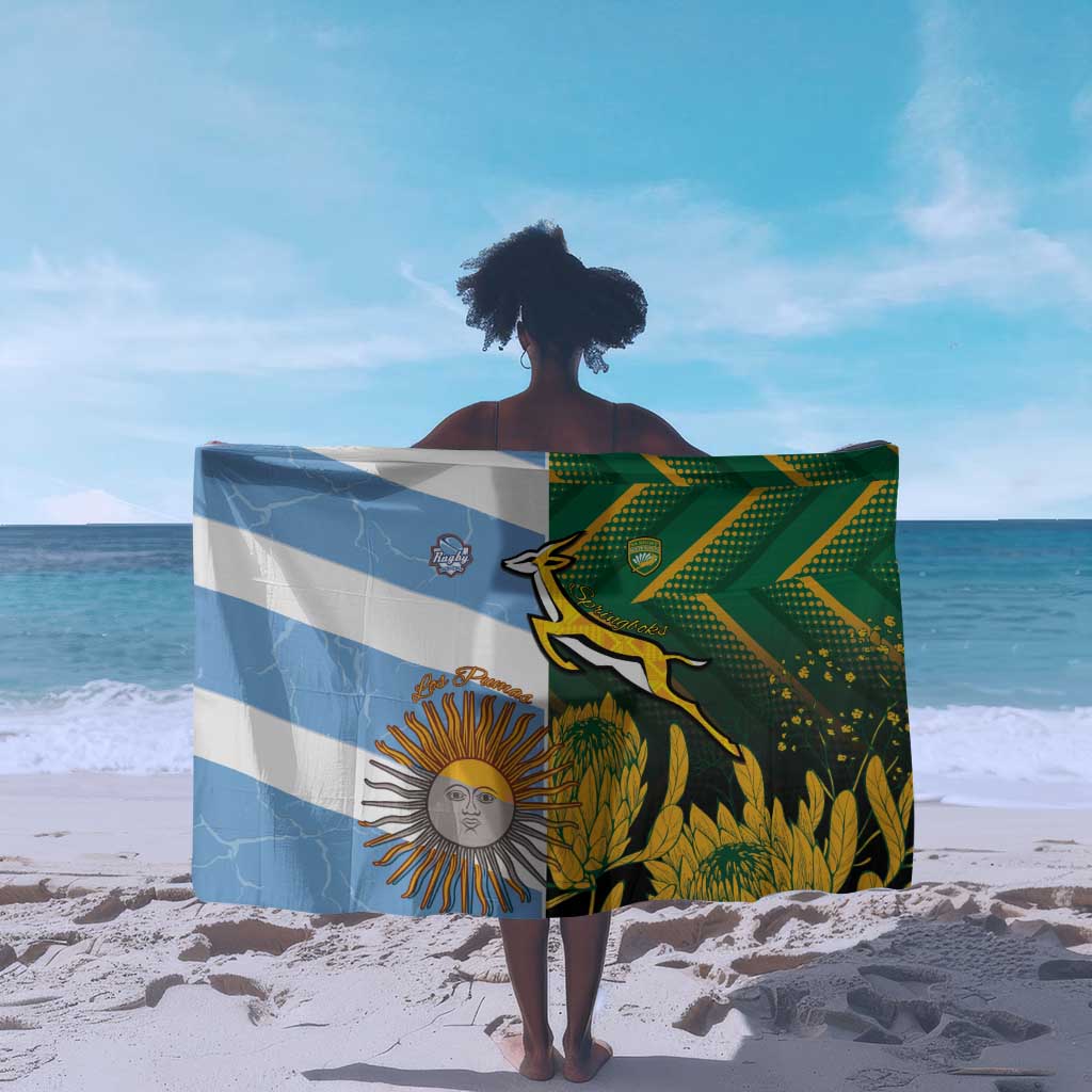 South Africa and Argentina Rugby Sarong Sporty Style