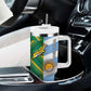 South Africa and Argentina Rugby Personalised Tumbler With Handle Sporty Style