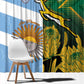 South Africa and Argentina Rugby Window Curtain Sporty Style