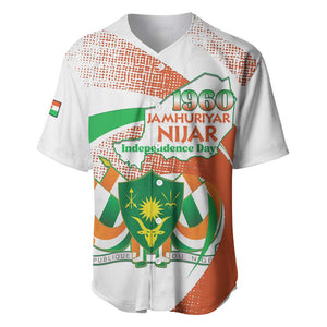 Personalized Happy Jamhuriyar Nijar Independence Day Baseball Jersey Coat Of Arm With Niger Map