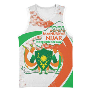 Personalized Happy Jamhuriyar Nijar Independence Day Basketball Jersey Coat Of Arm With Niger Map - African Pride