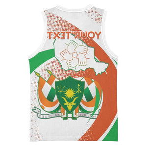 Personalized Happy Jamhuriyar Nijar Independence Day Basketball Jersey Coat Of Arm With Niger Map - African Pride