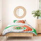 Happy Jamhuriyar Nijar Independence Day Bedding Set Coat Of Arm With Niger Map