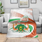 Happy Jamhuriyar Nijar Independence Day Blanket Coat Of Arm With Niger Map