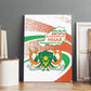 Happy Jamhuriyar Nijar Independence Day Canvas Wall Art Coat Of Arm With Niger Map