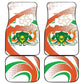 Happy Jamhuriyar Nijar Independence Day Car Mats Coat Of Arm With Niger Map