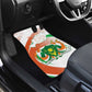 Happy Jamhuriyar Nijar Independence Day Car Mats Coat Of Arm With Niger Map