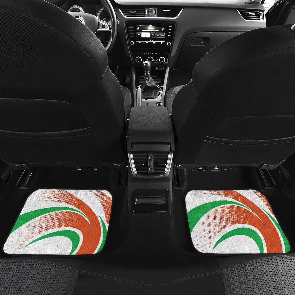 Happy Jamhuriyar Nijar Independence Day Car Mats Coat Of Arm With Niger Map