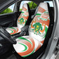 Happy Jamhuriyar Nijar Independence Day Car Seat Cover Coat Of Arm With Niger Map