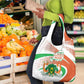Happy Jamhuriyar Nijar Independence Day Grocery Bag Coat Of Arm With Niger Map
