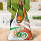 Happy Jamhuriyar Nijar Independence Day Grocery Bag Coat Of Arm With Niger Map
