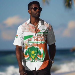 Personalized Happy Jamhuriyar Nijar Independence Day Hawaiian Shirt Coat Of Arm With Niger Map