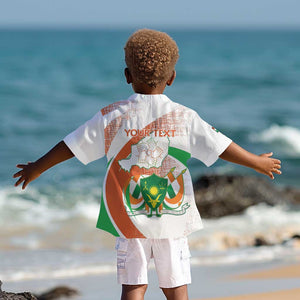 Personalized Happy Jamhuriyar Nijar Independence Day Kid Hawaiian Shirt Coat Of Arm With Niger Map