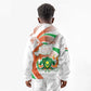 Personalized Happy Jamhuriyar Nijar Independence Day Kid Hoodie Coat Of Arm With Niger Map