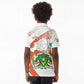 Personalized Happy Jamhuriyar Nijar Independence Day Kid Polo Shirt Coat Of Arm With Niger Map