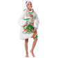 Personalized Happy Jamhuriyar Nijar Independence Day Kid Wearable Blanket Hoodie Coat Of Arm With Niger Map