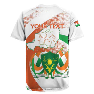 Personalized Happy Jamhuriyar Nijar Independence Day Rugby Jersey Coat Of Arm With Niger Map