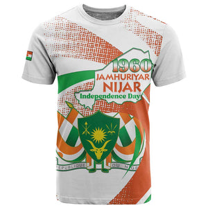 Personalized Happy Jamhuriyar Nijar Independence Day T shirt Coat Of Arm With Niger Map