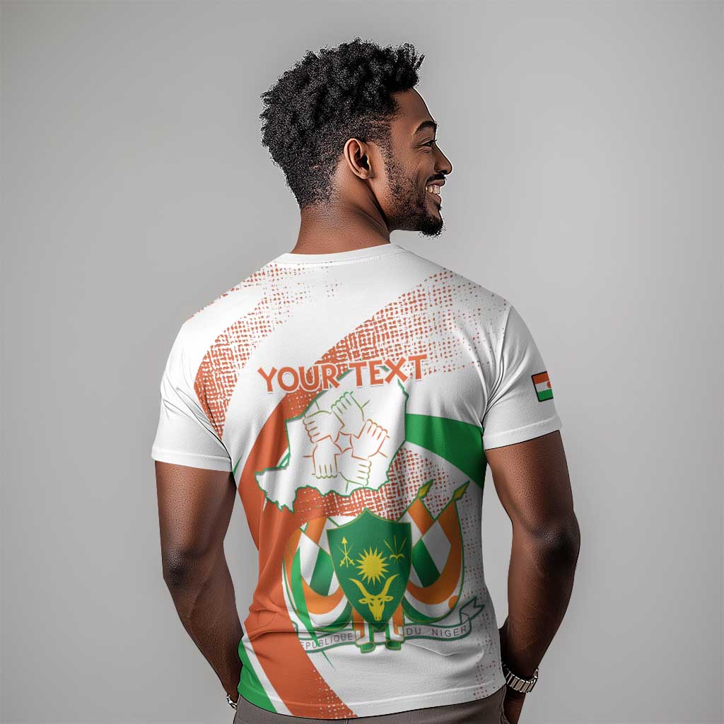 Personalized Happy Jamhuriyar Nijar Independence Day T shirt Coat Of Arm With Niger Map