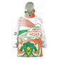 Personalized Happy Jamhuriyar Nijar Independence Day Wearable Blanket Hoodie Coat Of Arm With Niger Map