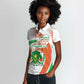 Personalized Happy Jamhuriyar Nijar Independence Day Women Polo Shirt Coat Of Arm With Niger Map