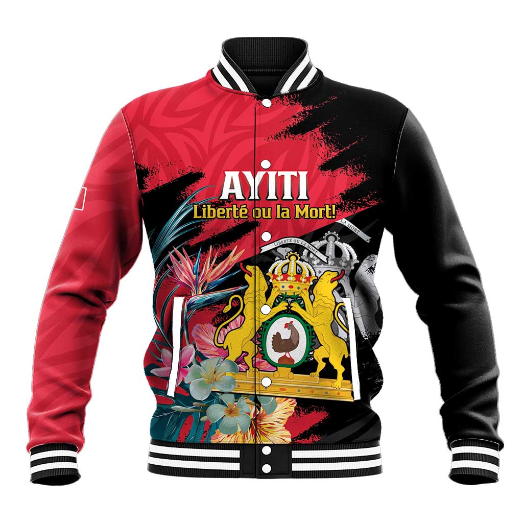 Personalized First Empire of Haiti 1804-1806 Baseball Jacket Liberté ou la Mort!