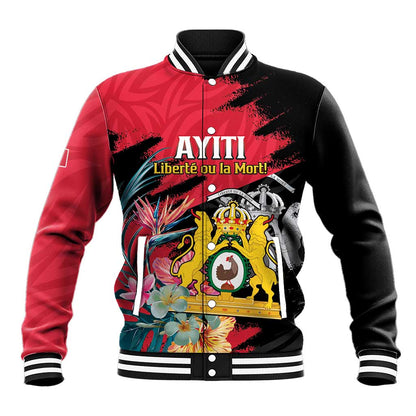 Personalized First Empire of Haiti 1804-1806 Baseball Jacket Liberté ou la Mort!