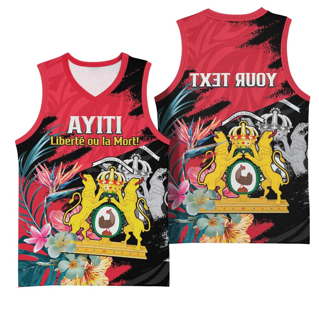 Personalized First Empire of Haiti 1804-1806 Basketball Jersey Liberté ou la Mort! - African Pride