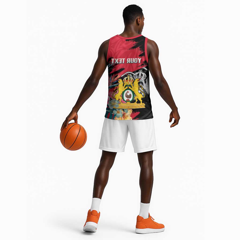 Personalized First Empire of Haiti 1804-1806 Basketball Jersey Liberté ou la Mort! - African Pride
