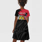 Personalized First Empire of Haiti 1804-1806 Kid Short Sleeve Dress Liberté ou la Mort!