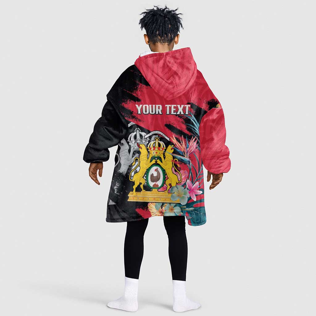 Personalized First Empire of Haiti 1804-1806 Kid Wearable Blanket Hoodie Liberté ou la Mort!