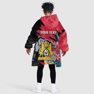 Personalized First Empire of Haiti 1804-1806 Kid Wearable Blanket Hoodie Liberté ou la Mort!