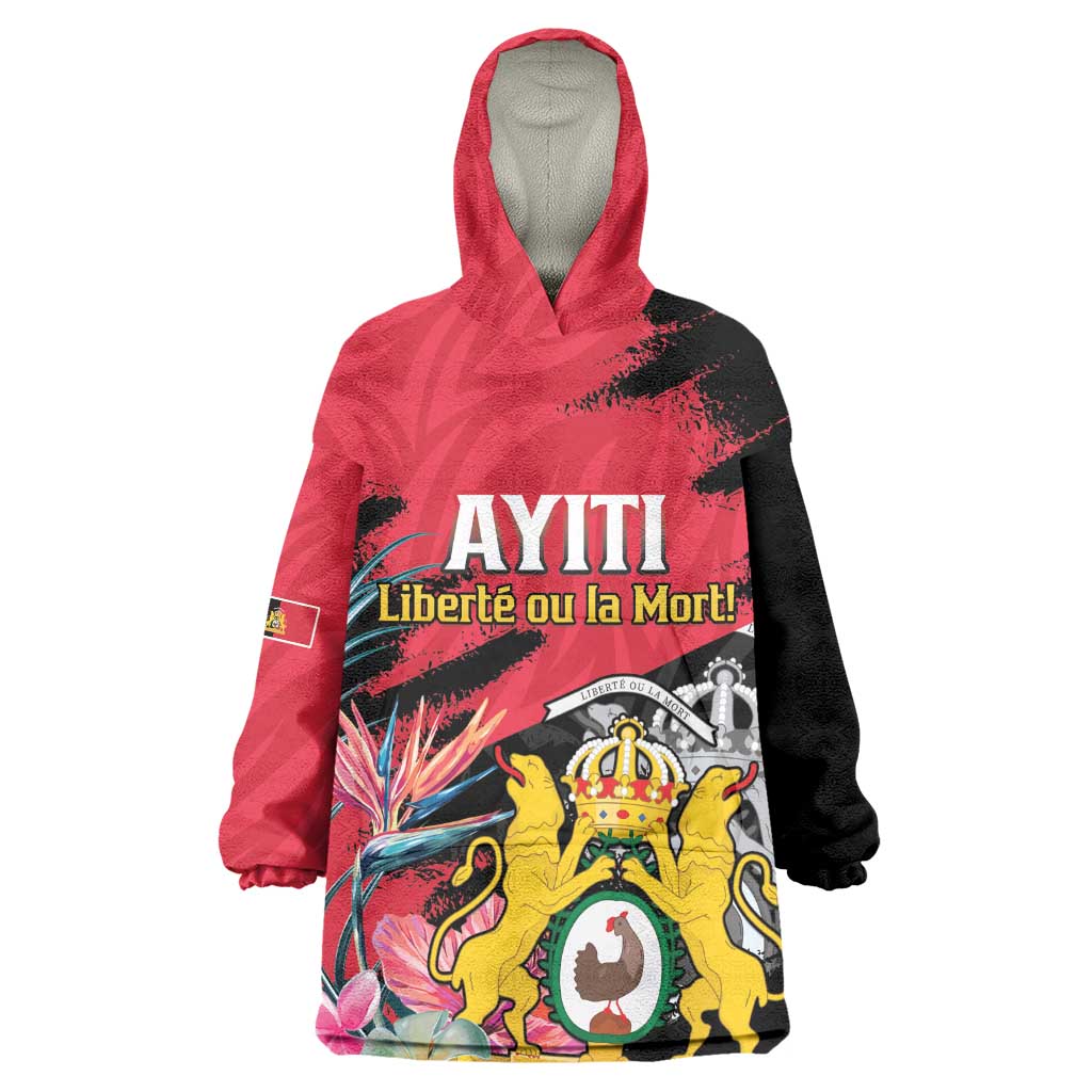 Personalized First Empire of Haiti 1804-1806 Kid Wearable Blanket Hoodie Liberté ou la Mort!