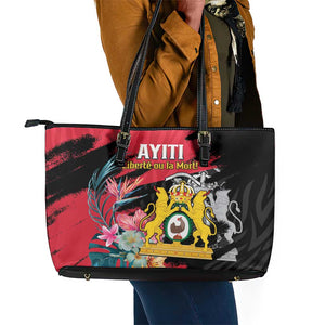 First Empire of Haiti 1804-1806 Leather Tote Bag Liberté ou la Mort!