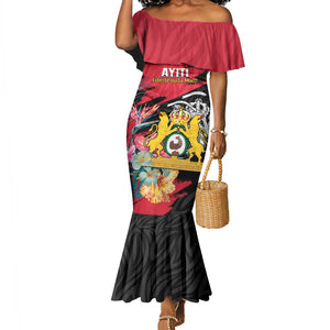 Personalized First Empire of Haiti 1804-1806 Mermaid Dress Liberté ou la Mort!