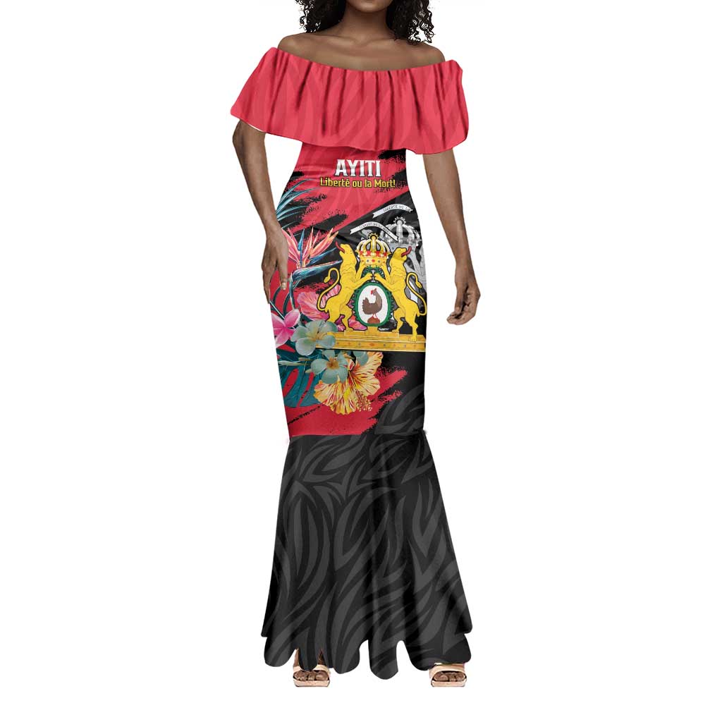 Personalized First Empire of Haiti 1804-1806 Mermaid Dress Liberté ou la Mort!