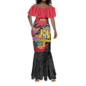 Personalized First Empire of Haiti 1804-1806 Mermaid Dress Liberté ou la Mort!