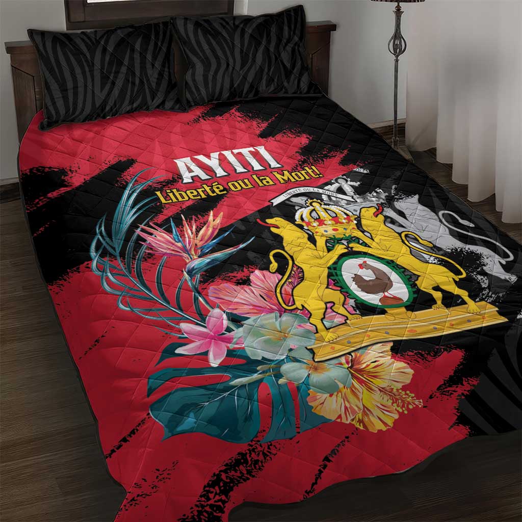 First Empire of Haiti 1804-1806 Quilt Bed Set Liberté ou la Mort!