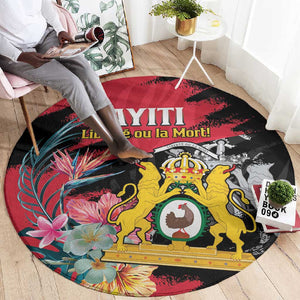 First Empire of Haiti 1804-1806 Round Carpet Liberté ou la Mort!