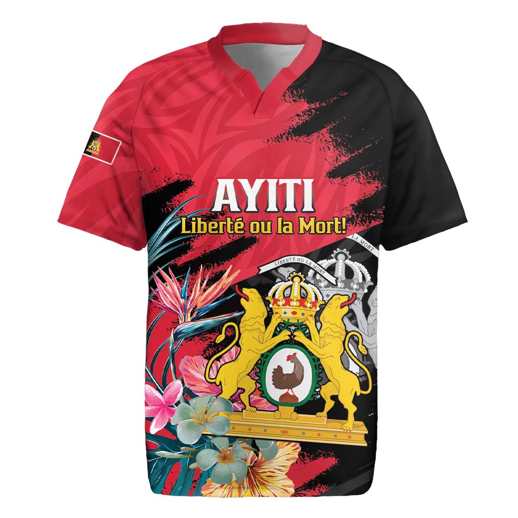 Personalized First Empire of Haiti 1804-1806 Rugby Jersey Liberté ou la Mort!